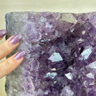 Amethyst Cluster on a Metal Base, 21.8 lbs & 13.2" Tall #5491 - 0242 - Brazil GemsBrazil GemsAmethyst Cluster on a Metal Base, 21.8 lbs & 13.2" Tall #5491 - 0242Clusters on Fixed Bases5491 - 0242