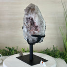 Amethyst Cluster on a Metal Base, 23.8 lbs & 15.9" Tall, #5491 - 0217 - Brazil GemsBrazil GemsAmethyst Cluster on a Metal Base, 23.8 lbs & 15.9" Tall, #5491 - 0217Clusters on Fixed Bases5491 - 02107