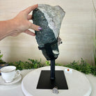 Amethyst Cluster on a Metal Base, 23.8 lbs & 15.9" Tall, #5491 - 0217 - Brazil GemsBrazil GemsAmethyst Cluster on a Metal Base, 23.8 lbs & 15.9" Tall, #5491 - 0217Clusters on Fixed Bases5491 - 02107