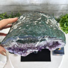 Amethyst Cluster on a Metal Base, 28.4 lbs & 17.5" Tall, #5491 - 0101 - Brazil GemsBrazil GemsAmethyst Cluster on a Metal Base, 28.4 lbs & 17.5" Tall, #5491 - 0101Clusters on Fixed Bases5491 - 0101