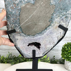 Amethyst Cluster on a Metal Base, 28.8 lbs & 22.5" Tall, #5491 - 0102 - Brazil GemsBrazil GemsAmethyst Cluster on a Metal Base, 28.8 lbs & 22.5" Tall, #5491 - 0102Clusters on Fixed Bases5491 - 0102