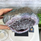 Amethyst Cluster on a Metal Base, 28.8 lbs & 22.5" Tall, #5491 - 0102 - Brazil GemsBrazil GemsAmethyst Cluster on a Metal Base, 28.8 lbs & 22.5" Tall, #5491 - 0102Clusters on Fixed Bases5491 - 0102