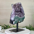 Amethyst Cluster on a Metal Base, 29.3 lbs & 16.6" Tall #5491 - 0244 - Brazil GemsBrazil GemsAmethyst Cluster on a Metal Base, 29.3 lbs & 16.6" Tall #5491 - 0244Clusters on Fixed Bases5491 - 0244