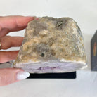 Amethyst Cluster on a Metal Base, 3.2 lbs & 6.3" Tall #5491-0168 - Brazil GemsBrazil GemsAmethyst Cluster on a Metal Base, 3.2 lbs & 6.3" Tall #5491-0168Clusters on Fixed Bases5491-0168