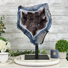 Amethyst Cluster on a Metal Base, 32.4 lbs & 18" Tall #5491 - 0104 - Brazil GemsBrazil GemsAmethyst Cluster on a Metal Base, 32.4 lbs & 18" Tall #5491 - 0104Clusters on Fixed Bases5491 - 0104