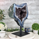 Amethyst Cluster on a Metal Base, 32.4 lbs & 18" Tall #5491 - 0104 - Brazil GemsBrazil GemsAmethyst Cluster on a Metal Base, 32.4 lbs & 18" Tall #5491 - 0104Clusters on Fixed Bases5491 - 0104