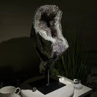Amethyst Cluster on a Metal Base, 54.1 lbs & 22" Tall, #5491 - 0187 - Brazil GemsBrazil GemsAmethyst Cluster on a Metal Base, 54.1 lbs & 22" Tall, #5491 - 0187Clusters on Fixed Bases5491 - 0187