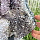 Amethyst Cluster on a Metal Base, 54.1 lbs & 22" Tall, #5491 - 0187 - Brazil GemsBrazil GemsAmethyst Cluster on a Metal Base, 54.1 lbs & 22" Tall, #5491 - 0187Clusters on Fixed Bases5491 - 0187