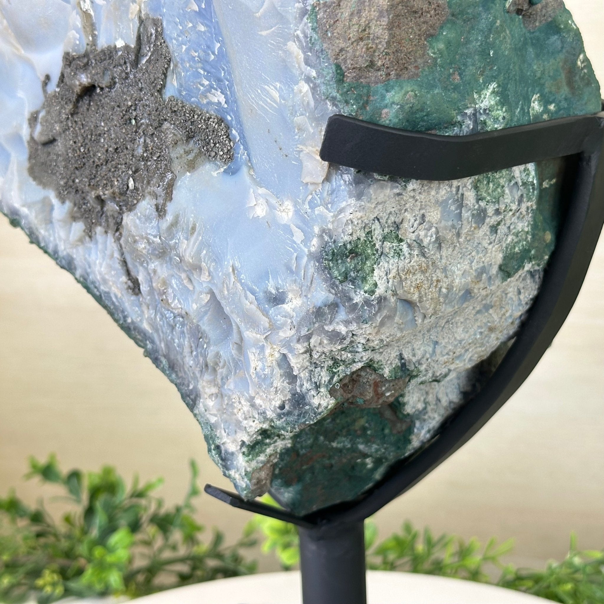 Amethyst Cluster on Metal Base, 44.1 lbs & 19.7" Tall #5491 - 0221 - Brazil GemsBrazil GemsAmethyst Cluster on Metal Base, 44.1 lbs & 19.7" Tall #5491 - 0221Clusters on Fixed Bases5491 - 0221