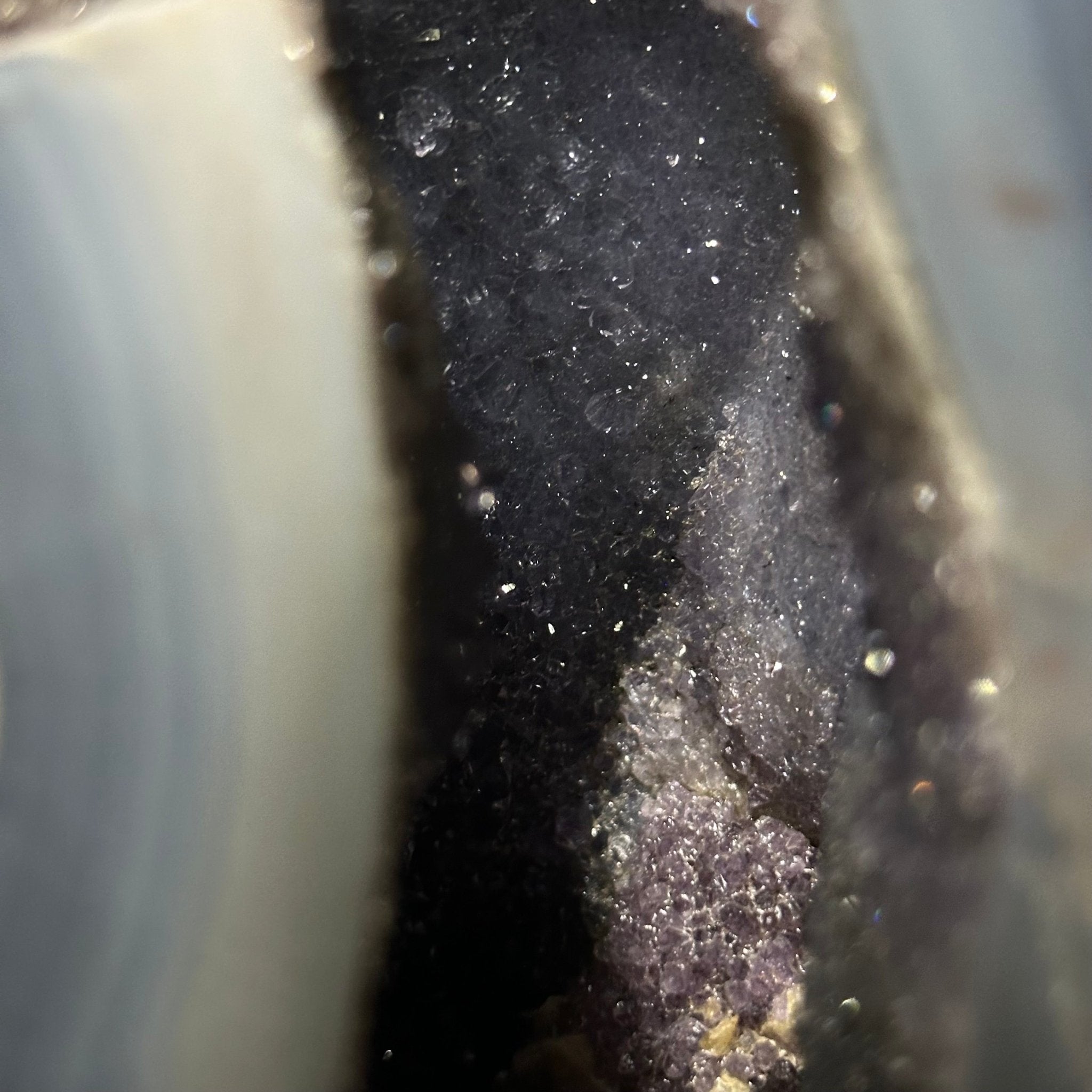 Amethyst Cluster on Metal Base, 44.1 lbs & 19.7" Tall #5491 - 0221 - Brazil GemsBrazil GemsAmethyst Cluster on Metal Base, 44.1 lbs & 19.7" Tall #5491 - 0221Clusters on Fixed Bases5491 - 0221