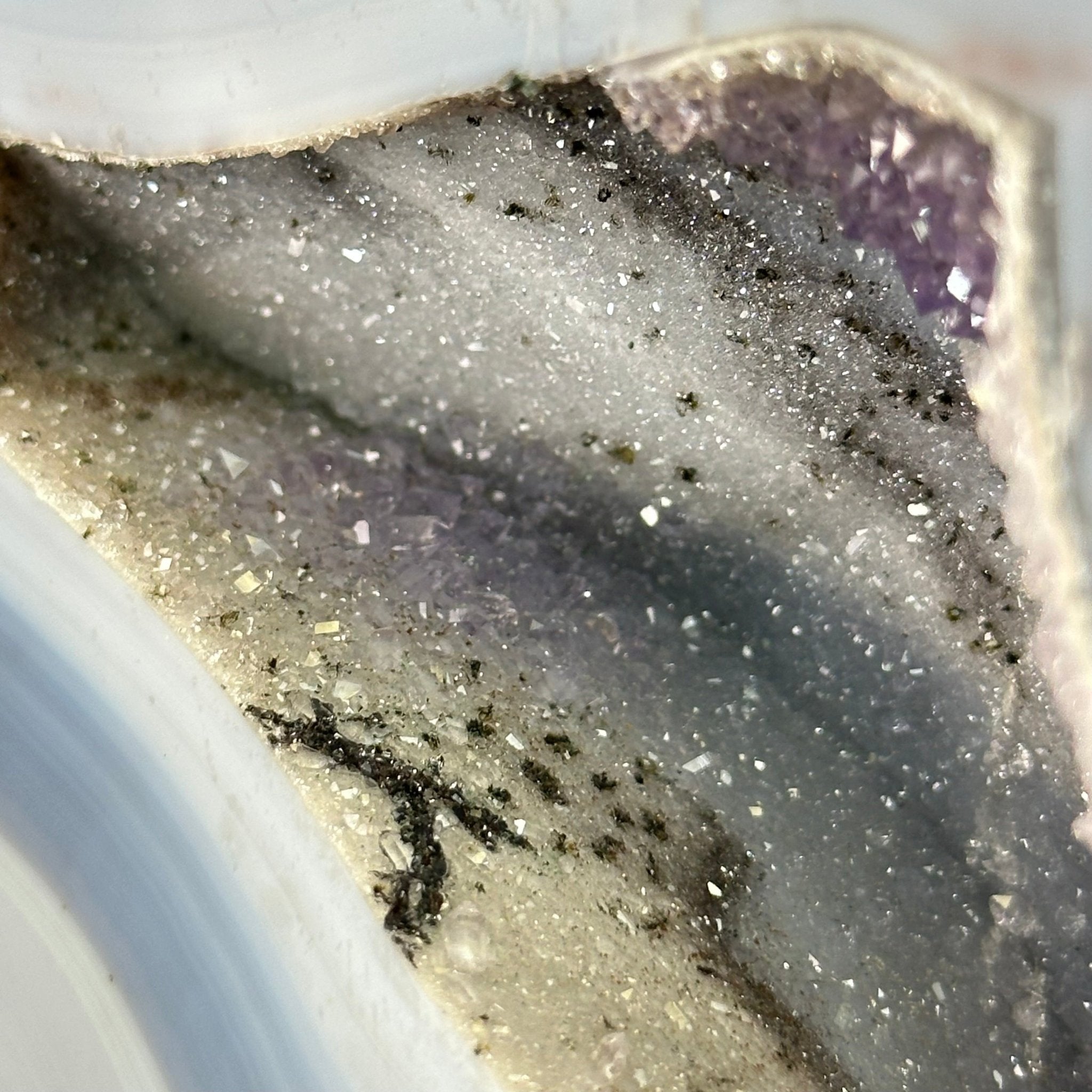 Amethyst Cluster on Metal Base, 44.1 lbs & 19.7" Tall #5491 - 0221 - Brazil GemsBrazil GemsAmethyst Cluster on Metal Base, 44.1 lbs & 19.7" Tall #5491 - 0221Clusters on Fixed Bases5491 - 0221