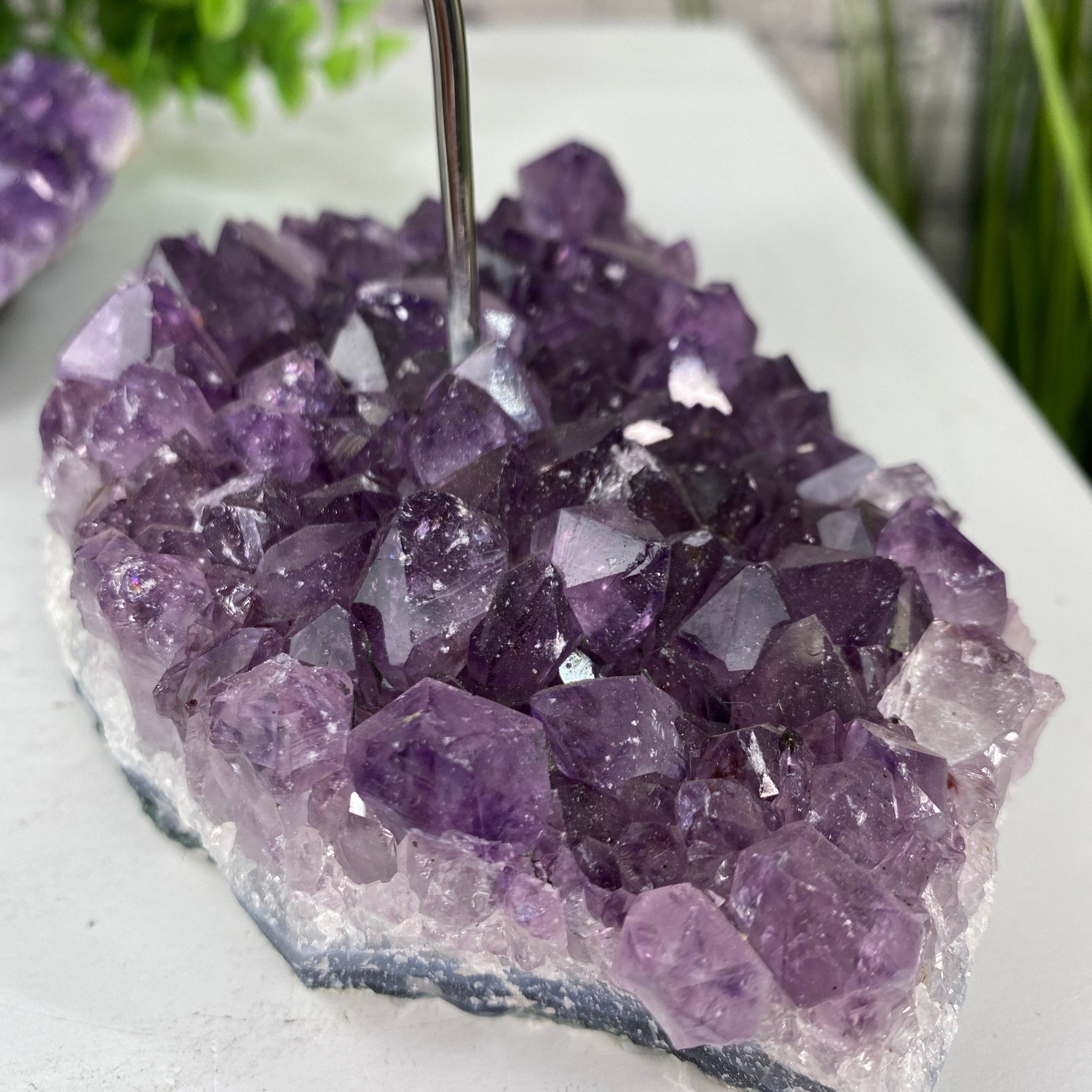 Amethyst Cluster Votive Candleholder, ~6" tall Model #5556AMTH by Brazil Gems - Brazil GemsBrazil GemsAmethyst Cluster Votive Candleholder, ~6" tall Model #5556AMTH by Brazil GemsCandleholders5556AMTH
