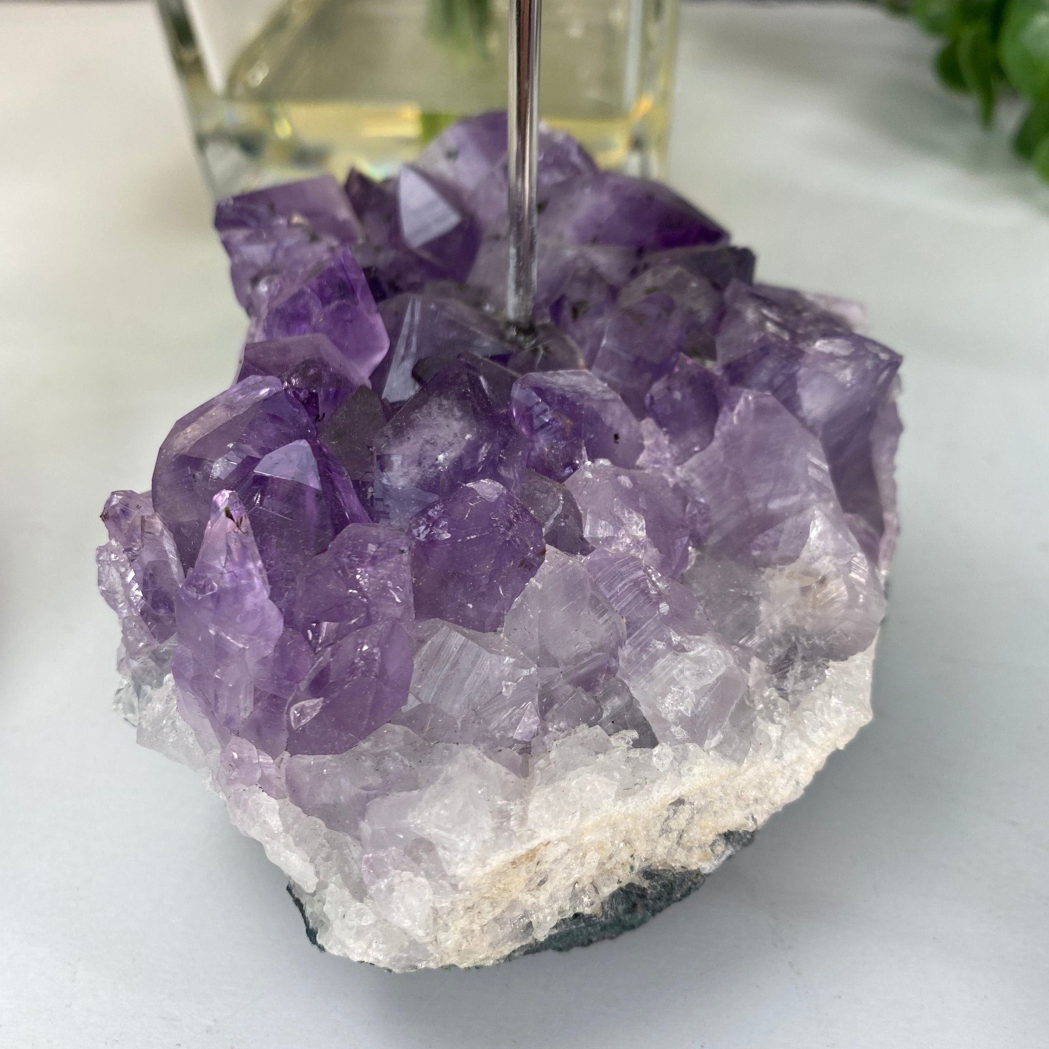 Amethyst Cluster Votive Candleholder, ~6" tall Model #5556AMTH by Brazil Gems - Brazil GemsBrazil GemsAmethyst Cluster Votive Candleholder, ~6" tall Model #5556AMTH by Brazil GemsCandleholders5556AMTH