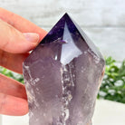 Amethyst Crystal Point on a Metal Stand, 5.9" Tall Model #3122AM-011 by Brazil Gems - Brazil GemsBrazil GemsAmethyst Crystal Point on a Metal Stand, 5.9" Tall Model #3122AM-011 by Brazil GemsCrystal Points3122AM-011