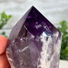 Amethyst Crystal Point on a Metal Stand, 5.9" Tall Model #3122AM-011 by Brazil Gems - Brazil GemsBrazil GemsAmethyst Crystal Point on a Metal Stand, 5.9" Tall Model #3122AM-011 by Brazil GemsCrystal Points3122AM-011