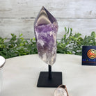 Amethyst Crystal Point on a Metal Stand, 6" Tall Model #3122AM-003 by Brazil Gems - Brazil GemsBrazil GemsAmethyst Crystal Point on a Metal Stand, 6" Tall Model #3122AM-003 by Brazil GemsCrystal Points3122AM-003