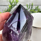 Amethyst Crystal Point on a Metal Stand, 6" Tall Model #3122AM-003 by Brazil Gems - Brazil GemsBrazil GemsAmethyst Crystal Point on a Metal Stand, 6" Tall Model #3122AM-003 by Brazil GemsCrystal Points3122AM-003