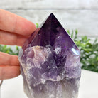 Amethyst Crystal Point on a Metal Stand, 6" Tall Model #3122AM-003 by Brazil Gems - Brazil GemsBrazil GemsAmethyst Crystal Point on a Metal Stand, 6" Tall Model #3122AM-003 by Brazil GemsCrystal Points3122AM-003