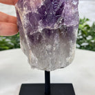 Amethyst Crystal Point on a Metal Stand, 6" Tall Model #3122AM-003 by Brazil Gems - Brazil GemsBrazil GemsAmethyst Crystal Point on a Metal Stand, 6" Tall Model #3122AM-003 by Brazil GemsCrystal Points3122AM-003