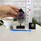 Amethyst Crystal Point on a Metal Stand, 6" Tall Model #3122AM-003 by Brazil Gems - Brazil GemsBrazil GemsAmethyst Crystal Point on a Metal Stand, 6" Tall Model #3122AM-003 by Brazil GemsCrystal Points3122AM-003