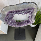 Amethyst Druse Crystal Portal on a Stand, 76 lbs & 59.25" tall, Model #5606-0007 by Brazil Gems - Brazil GemsBrazil GemsAmethyst Druse Crystal Portal on a Stand, 76 lbs & 59.25" tall, Model #5606-0007 by Brazil GemsPortals on Fixed Bases5606-0007