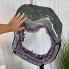 Amethyst Druse Crystal Portal on a Stand, 76 lbs & 59.25" tall, Model #5606-0007 by Brazil Gems - Brazil GemsBrazil GemsAmethyst Druse Crystal Portal on a Stand, 76 lbs & 59.25" tall, Model #5606-0007 by Brazil GemsPortals on Fixed Bases5606-0007