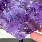 Amethyst Heart Geode on a Metal Stand, 8.3 lbs & 8.3" Tall #5463 - 0358 - Brazil GemsBrazil GemsAmethyst Heart Geode on a Metal Stand, 8.3 lbs & 8.3" Tall #5463 - 0358Hearts5463 - 0358