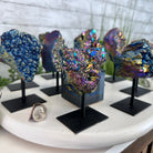Amethyst Rainbow Aura Cluster on Stand, Select Your Item #5490AMRA - Brazil GemsBrazil GemsAmethyst Rainbow Aura Cluster on Stand, Select Your Item #5490AMRASmall Clusters on Metal Bases5490AMRA-007
