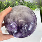 Amethyst Sphere on a Metal Base, 10.5 lbs & 11.5" Tall Model #5630-0010 by Brazil Gems - Brazil GemsBrazil GemsAmethyst Sphere on a Metal Base, 10.5 lbs & 11.5" Tall Model #5630-0010 by Brazil GemsSpheres5630-0010