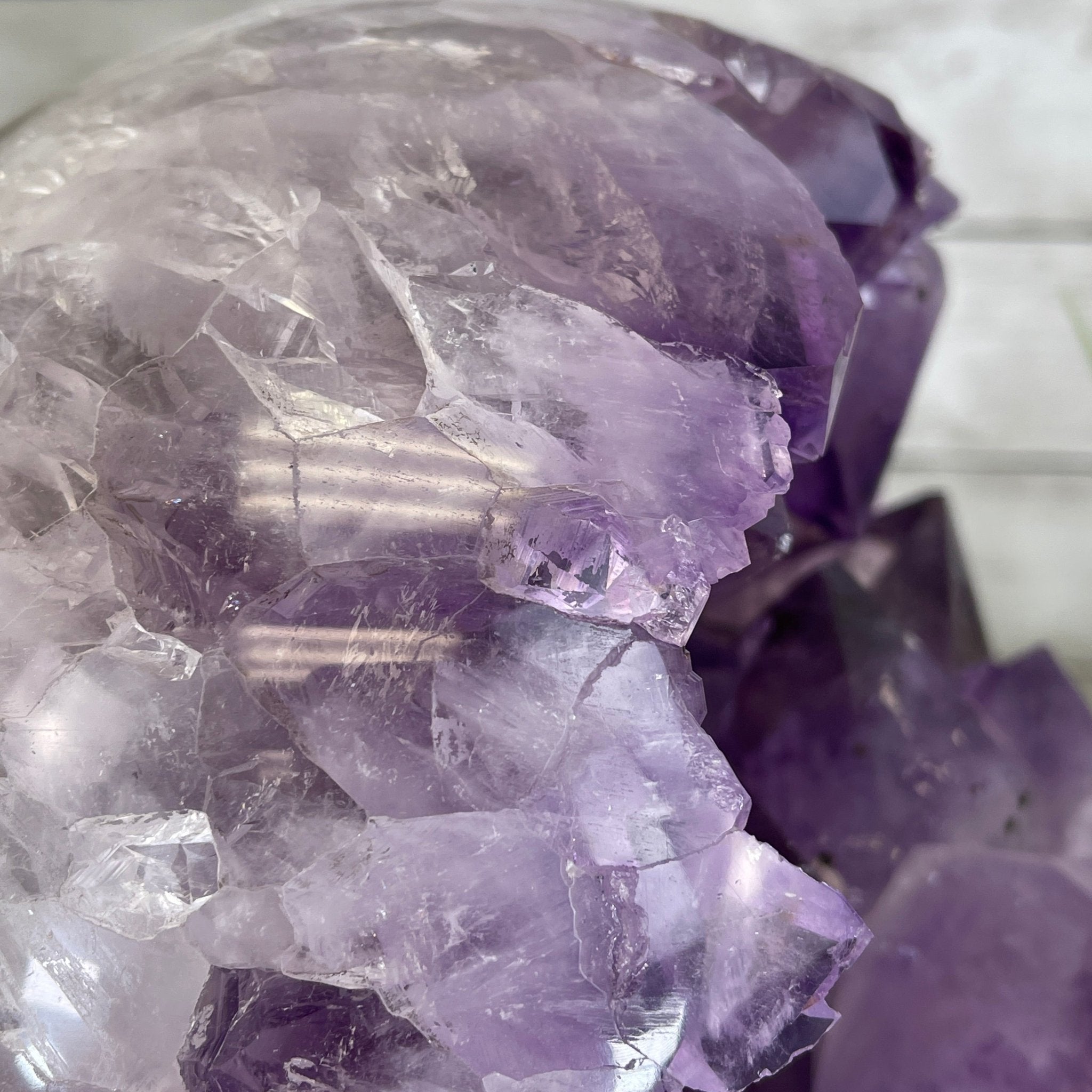 Amethyst Sphere on a Metal Base 20.2 lbs & 12.1" Tall Model #5630-0002 by Brazil Gems - Brazil GemsBrazil GemsAmethyst Sphere on a Metal Base 20.2 lbs & 12.1" Tall Model #5630-0002 by Brazil GemsSpheres5630-0002