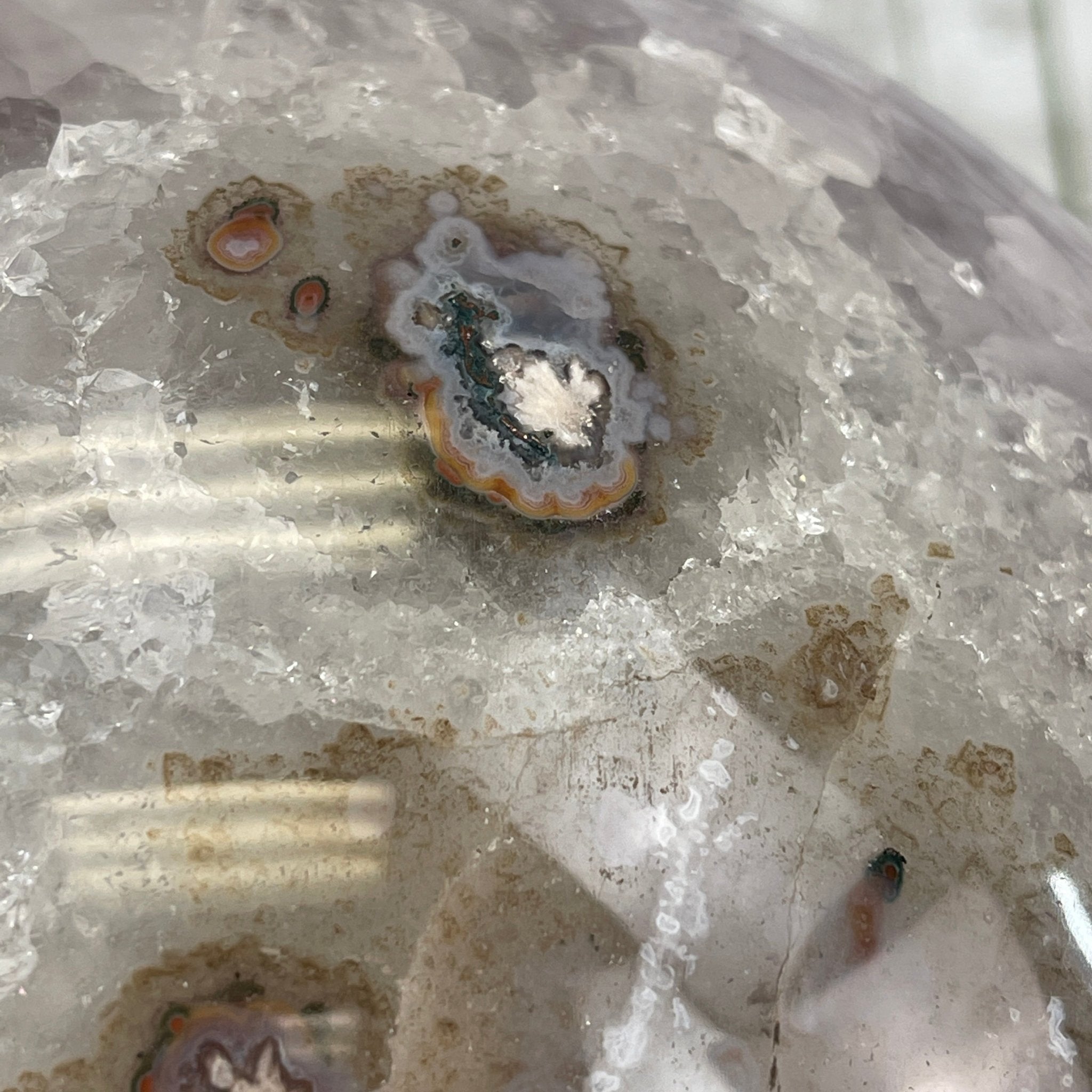 Amethyst Sphere on a Metal Base 20.2 lbs & 12.1" Tall Model #5630-0002 by Brazil Gems - Brazil GemsBrazil GemsAmethyst Sphere on a Metal Base 20.2 lbs & 12.1" Tall Model #5630-0002 by Brazil GemsSpheres5630-0002