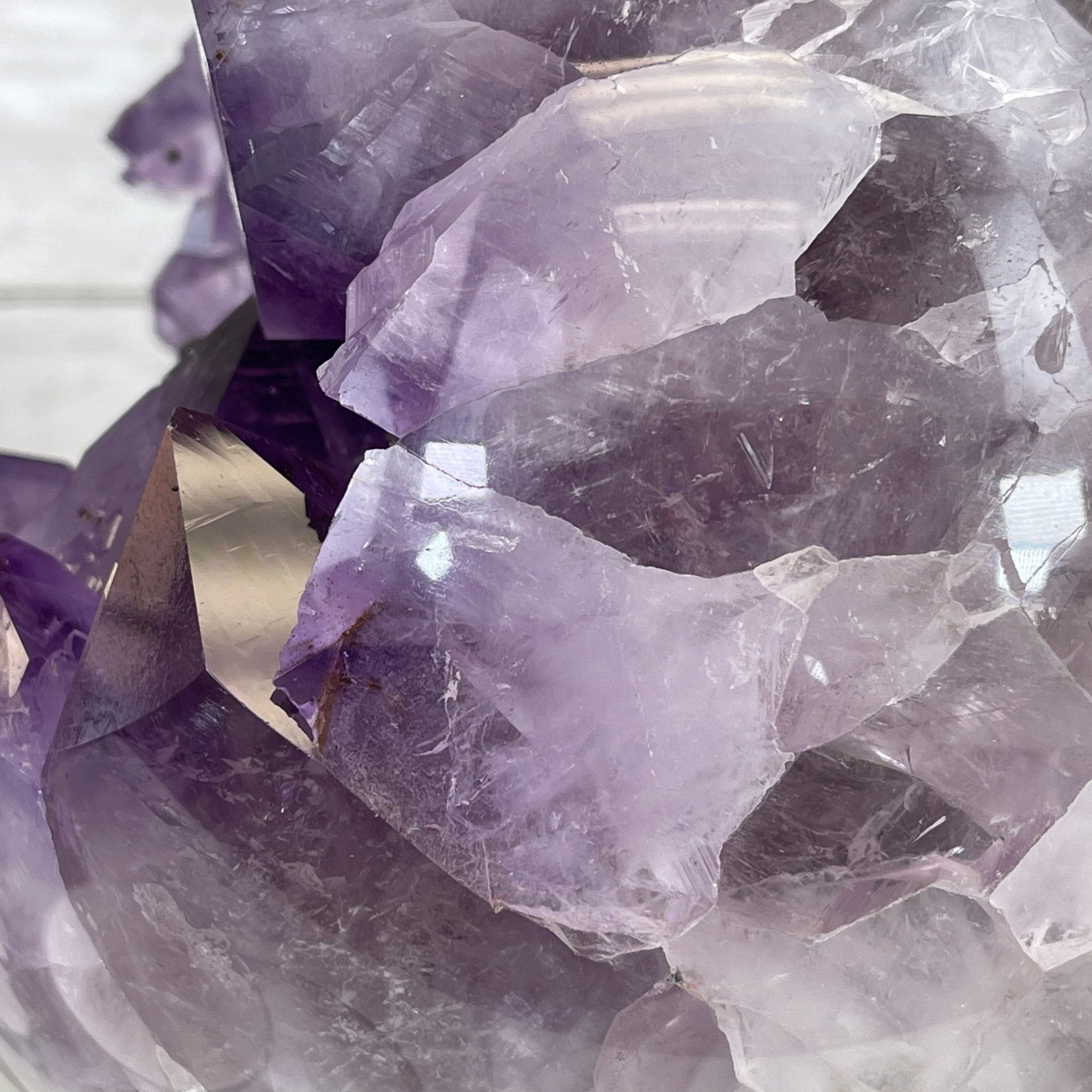 Amethyst Sphere on a Metal Base 20.2 lbs & 12.1" Tall Model #5630-0002 by Brazil Gems - Brazil GemsBrazil GemsAmethyst Sphere on a Metal Base 20.2 lbs & 12.1" Tall Model #5630-0002 by Brazil GemsSpheres5630-0002