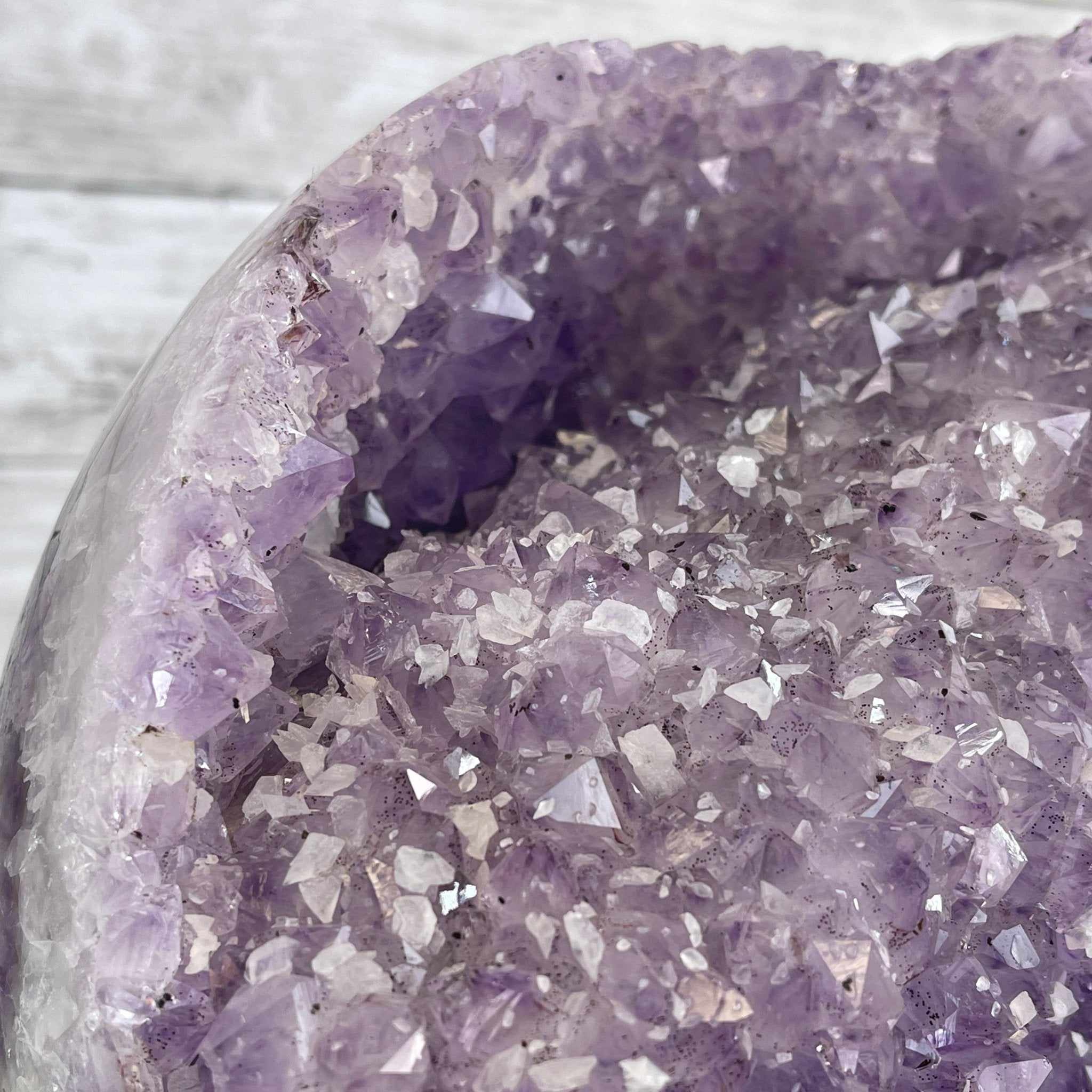 Amethyst Sphere on a Metal Base 33.5 lbs & 15" Tall Model #5630-0001 by Brazil Gems - Brazil GemsBrazil GemsAmethyst Sphere on a Metal Base 33.5 lbs & 15" Tall Model #5630-0001 by Brazil GemsSpheres5630-0001