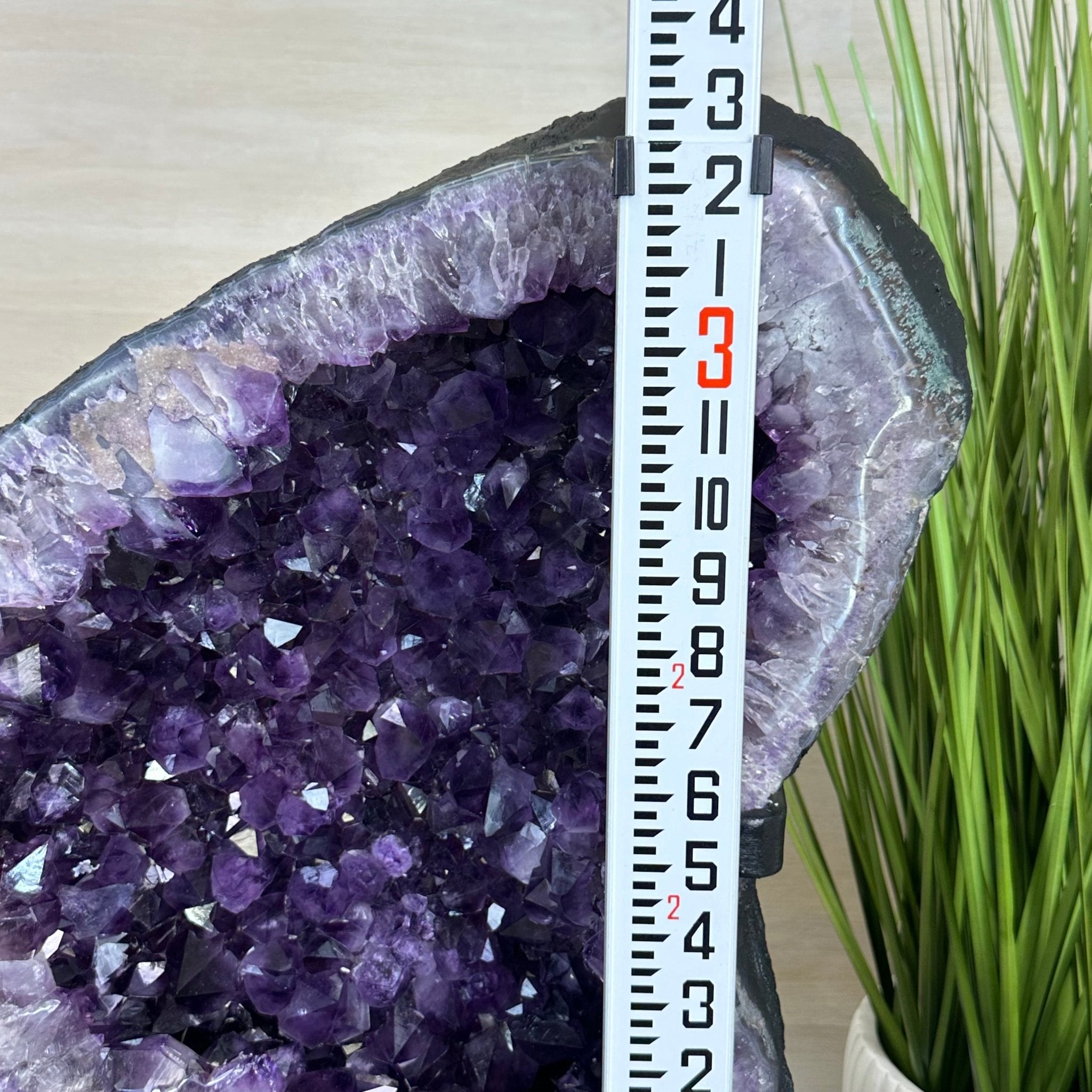 Amethyst Wings on a Metal Stand, 220.5 lbs, 39.75" Tall 5493 - 0051 - Brazil GemsBrazil GemsAmethyst Wings on a Metal Stand, 220.5 lbs, 39.75" Tall 5493 - 0051Amethyst Butterfly Wings5493 - 0051