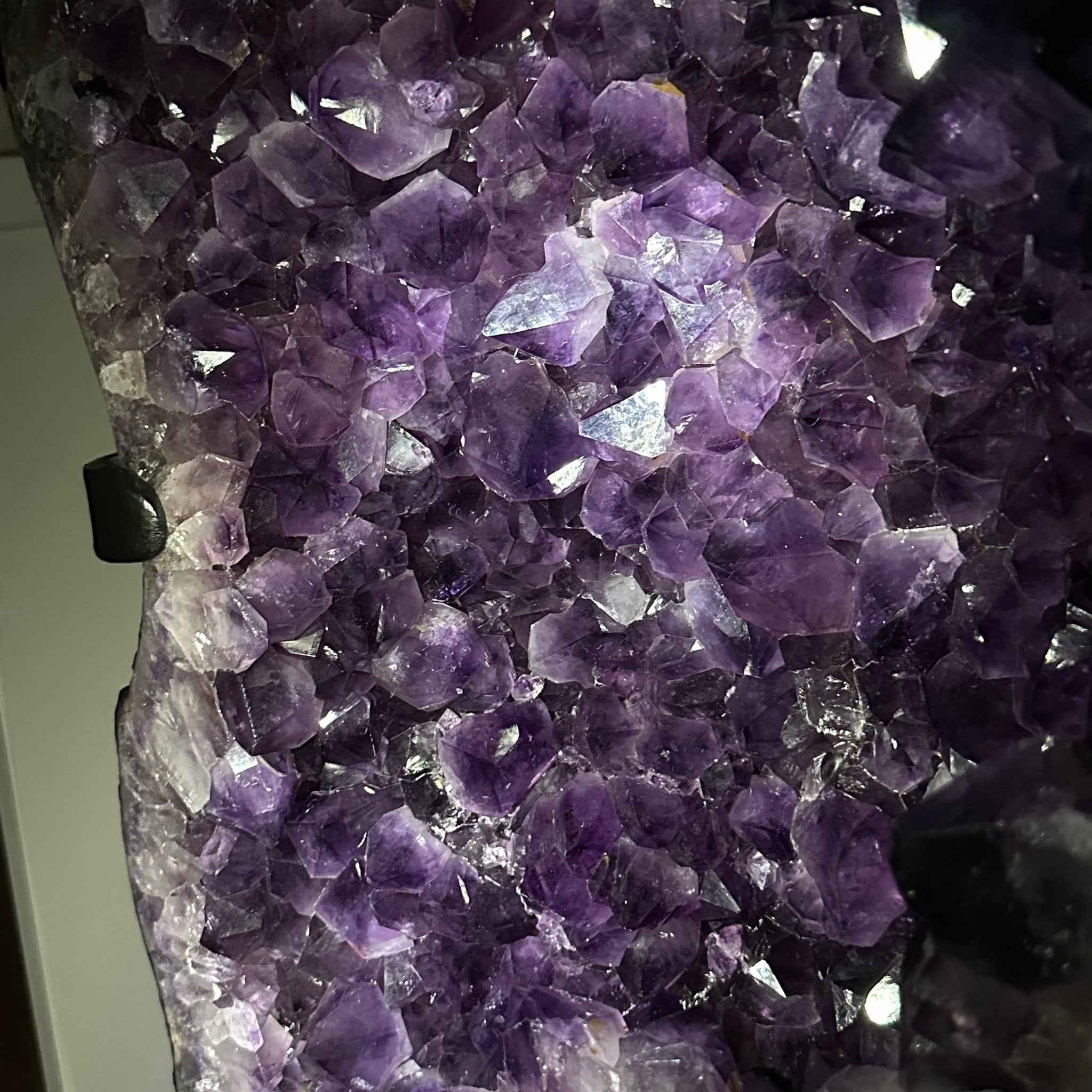 Amethyst Wings on a Metal Stand, 220.5 lbs, 39.75" Tall 5493 - 0051 - Brazil GemsBrazil GemsAmethyst Wings on a Metal Stand, 220.5 lbs, 39.75" Tall 5493 - 0051Amethyst Butterfly Wings5493 - 0051