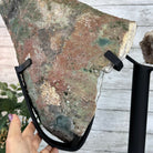 Amethyst Wings on a Metal Stand, 65.6 lbs & 25.6" Tall #5493 - 0049 - Brazil GemsBrazil GemsAmethyst Wings on a Metal Stand, 65.6 lbs & 25.6" Tall #5493 - 0049Amethyst Butterfly Wings5493 - 0049