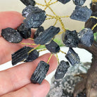 Black Tourmaline 7" Tall Handmade Gemstone Tree on a Crystal base, 60 Gems #5402BTOU - Brazil GemsBrazil GemsBlack Tourmaline 7" Tall Handmade Gemstone Tree on a Crystal base, 60 Gems #5402BTOUGemstone Trees5402BTOU