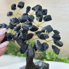 Black Tourmaline 7" Tall Handmade Gemstone Tree on a Crystal base, 60 Gems #5402BTOU - Brazil GemsBrazil GemsBlack Tourmaline 7" Tall Handmade Gemstone Tree on a Crystal base, 60 Gems #5402BTOUGemstone Trees5402BTOU