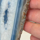 Blue Agate "Butterfly Wings" on stand, 7.2" Tall #5050BL-067 - Brazil GemsBrazil GemsBlue Agate "Butterfly Wings" on stand, 7.2" Tall #5050BL-067Agate Butterfly Wings5050BL-067