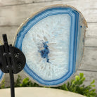 Blue Agate "Butterfly Wings" on stand, 7.2" Tall #5050BL-067 - Brazil GemsBrazil GemsBlue Agate "Butterfly Wings" on stand, 7.2" Tall #5050BL-067Agate Butterfly Wings5050BL-067