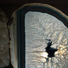 Blue Agate "Butterfly Wings" on stand, 7.2" Tall #5050BL-067 - Brazil GemsBrazil GemsBlue Agate "Butterfly Wings" on stand, 7.2" Tall #5050BL-067Agate Butterfly Wings5050BL-067