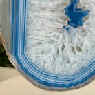 Blue Agate "Butterfly Wings" on stand, 7.2" Tall #5050BL-067 - Brazil GemsBrazil GemsBlue Agate "Butterfly Wings" on stand, 7.2" Tall #5050BL-067Agate Butterfly Wings5050BL-067