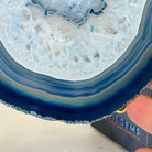 Blue Agate "Butterfly Wings" on stand, 7.5" Tall #5050BL-069 - Brazil GemsBrazil GemsBlue Agate "Butterfly Wings" on stand, 7.5" Tall #5050BL-069Agate Butterfly Wings5050BL-069