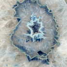 Blue Agate "Butterfly Wings" on stand, 7.5" Tall #5050BL-069 - Brazil GemsBrazil GemsBlue Agate "Butterfly Wings" on stand, 7.5" Tall #5050BL-069Agate Butterfly Wings5050BL-069