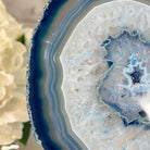 Blue Agate "Butterfly Wings" on stand, 7.5" Tall #5050BL-069 - Brazil GemsBrazil GemsBlue Agate "Butterfly Wings" on stand, 7.5" Tall #5050BL-069Agate Butterfly Wings5050BL-069