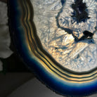 Blue Agate "Butterfly Wings" on stand, 7.5" Tall #5050BL-069 - Brazil GemsBrazil GemsBlue Agate "Butterfly Wings" on stand, 7.5" Tall #5050BL-069Agate Butterfly Wings5050BL-069