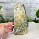 Blue Dyed Brazilian Agate Stone Bookends, 10.4 lbs & 6.7" tall #5151BL-037 - Brazil GemsBrazil GemsBlue Dyed Brazilian Agate Stone Bookends, 10.4 lbs & 6.7" tall #5151BL-037Bookends5151BL-037