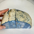 Blue Dyed Brazilian Agate Stone Bookends, 10.4 lbs & 6.7" tall #5151BL-037 - Brazil GemsBrazil GemsBlue Dyed Brazilian Agate Stone Bookends, 10.4 lbs & 6.7" tall #5151BL-037Bookends5151BL-037