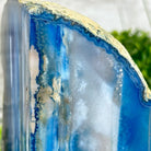 Blue Dyed Brazilian Agate Stone Bookends, 10.4 lbs & 6.7" tall #5151BL-037 - Brazil GemsBrazil GemsBlue Dyed Brazilian Agate Stone Bookends, 10.4 lbs & 6.7" tall #5151BL-037Bookends5151BL-037