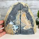 Blue Dyed Brazilian Agate Stone Bookends, 10.4 lbs & 6.7" tall #5151BL-037 - Brazil GemsBrazil GemsBlue Dyed Brazilian Agate Stone Bookends, 10.4 lbs & 6.7" tall #5151BL-037Bookends5151BL-037